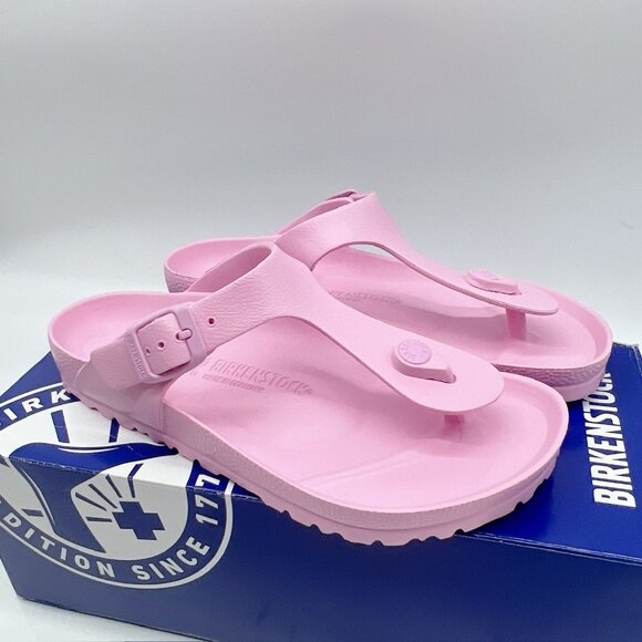 Birkenstock Gizeh Essentials Sandals Fondant Pink EVA EU 37 Womens US 6- 6.5 R - Picture 1 of 12